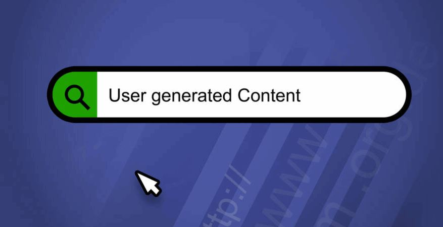 user generated content...
